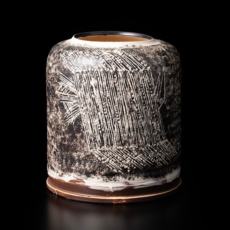 八木一夫 翔鳥花壷 | しぶや黒田陶苑