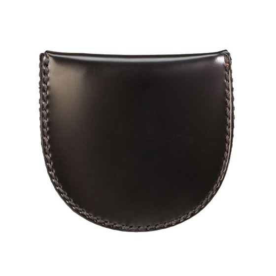 コードバン つや有り 馬蹄型コインケース | 黒川鞄工房のメンズバッグ