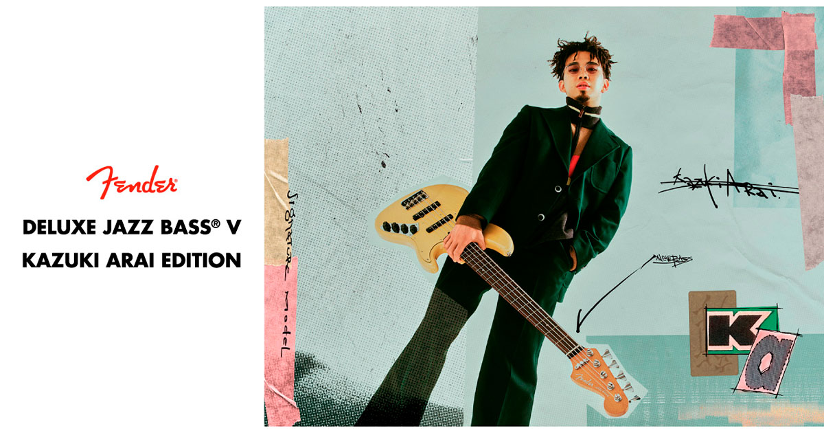 Fender DELUXE JAZZ BASS® V KAZUKI ARAI EDITION | King Gnu・新井