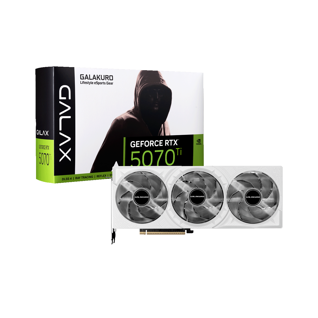 GK-RTX5070Ti-E16GB/WHITE/TP | GK-RTX5070Ti-E16GB/WHITE/TP | 玄人