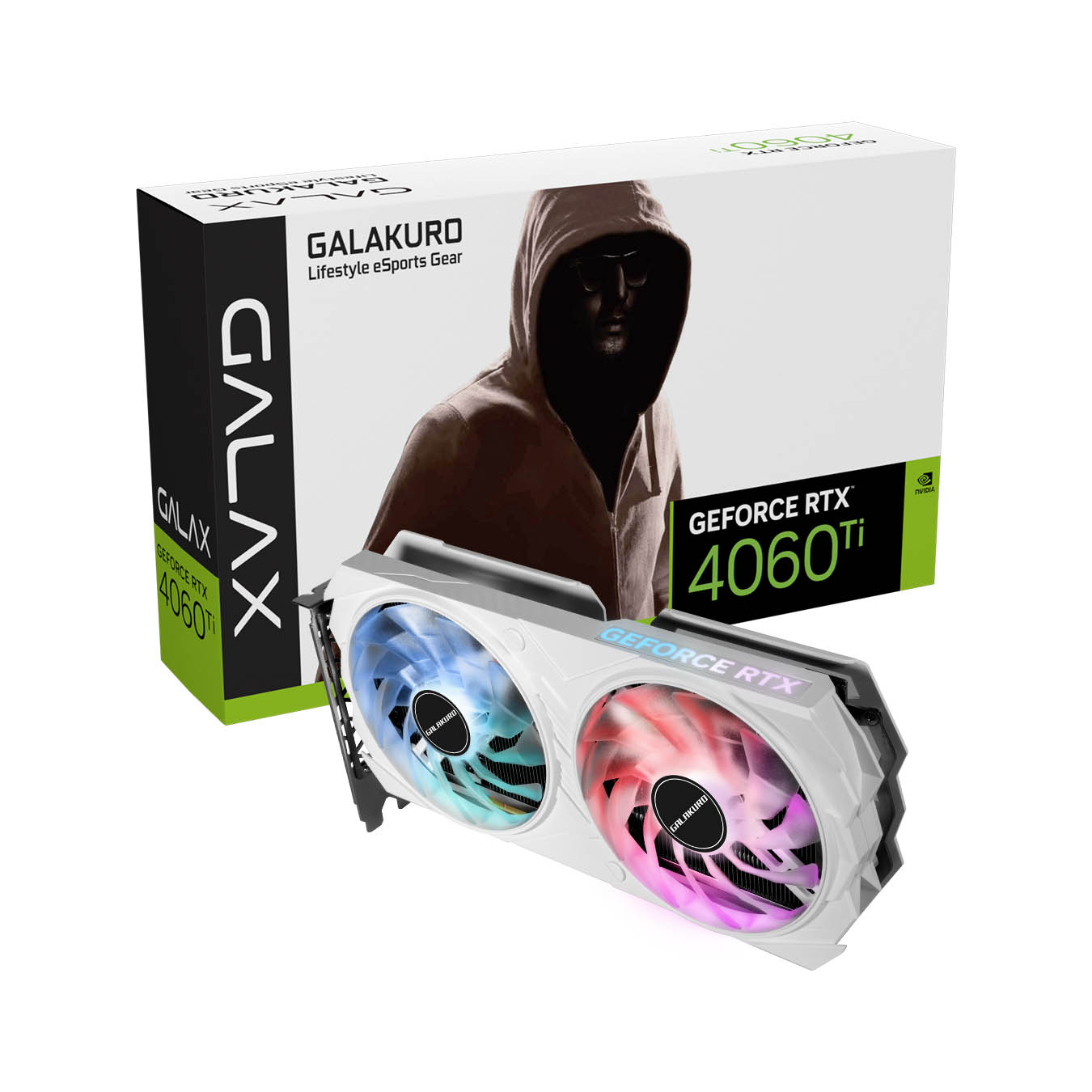 GK-RTX4060Ti-E8GB/WHITE/DF | GK-RTX4060Ti-E8GB/WHITE/DF | 玄人志向