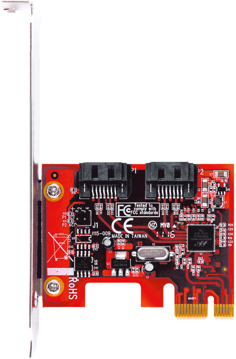 SATA3RI2-PCIE | Marvell社製 88SE9130搭載 SATA3x2 インターフェース