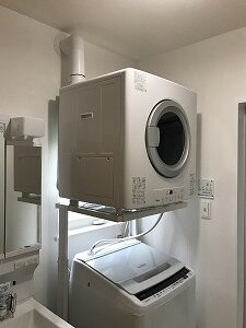 干す手間もなくなり家事ラクに！！リンナイ「乾太くん」を設置しました