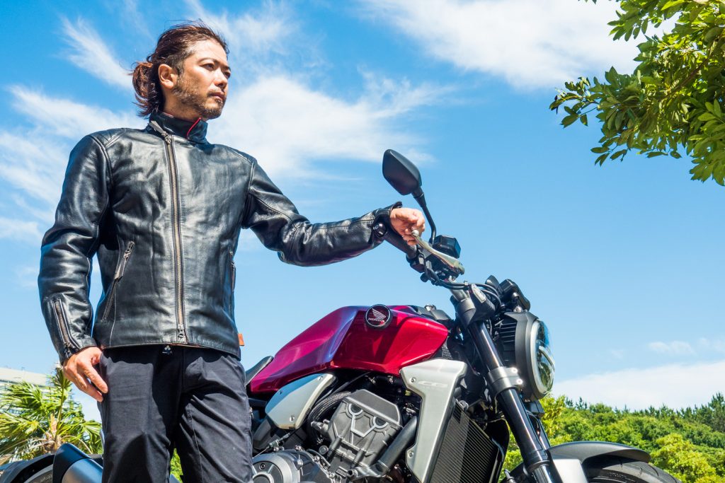 ホンダ別注のクシタニ製レザージャケットは通好みの仕上がりだった