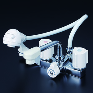 2ハンドル洗髪シャワー：KF14EF2｜洗面用水栓：台付洗髪2ハンドル