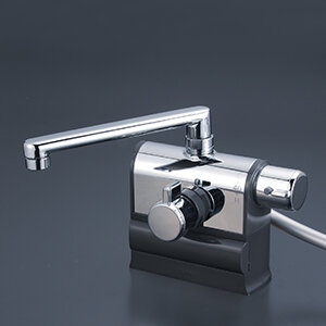 デッキ形サーモスタット式シャワー（190mmパイプ付）（撥水