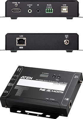ATEN VE8952T | 4K HDMI over IP transmitter with PoE