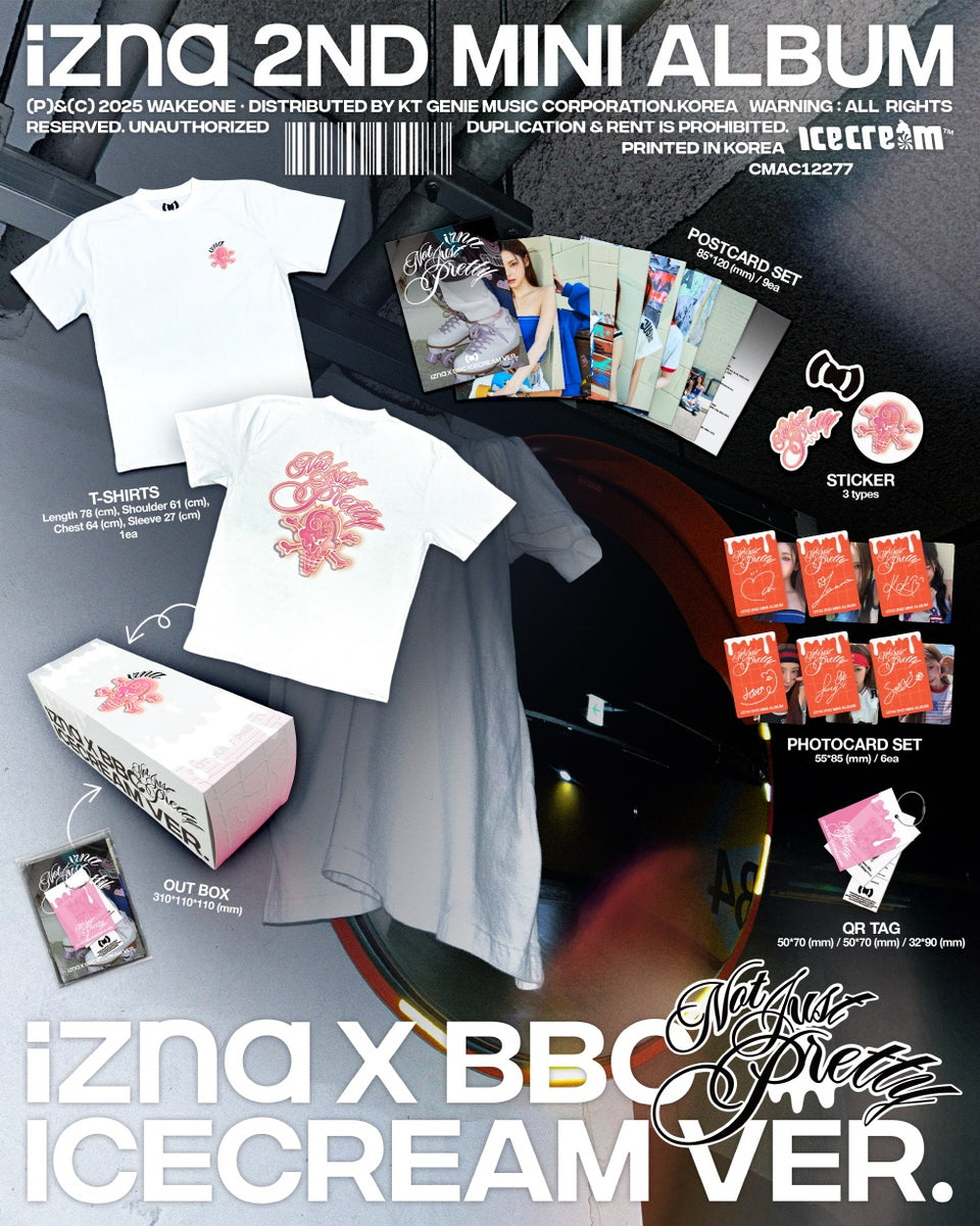 izna - [NOT JUST PRETTY] 2nd Mini Album izna X BBC ICECREAM