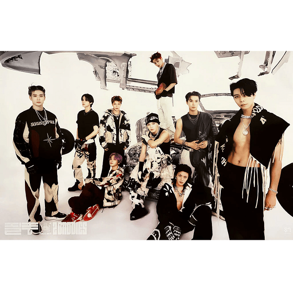 NCT 127 4TH FULL ALBUM 2 BADDIES POSTER | FASTER VER. - Kpop USA