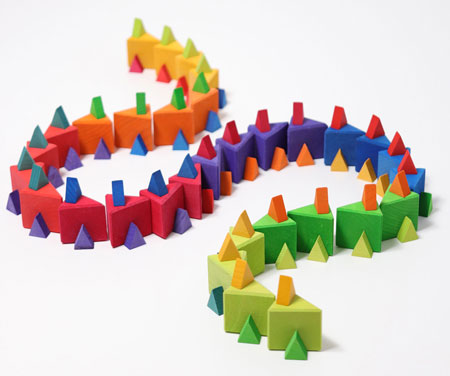 Grimmsグリムス にじのオクタゴン・大72p | krtek select toys