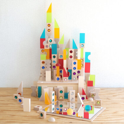 Dusymaデュシマ社 アクリルブロック積木：Lumiブロック・ビタミン