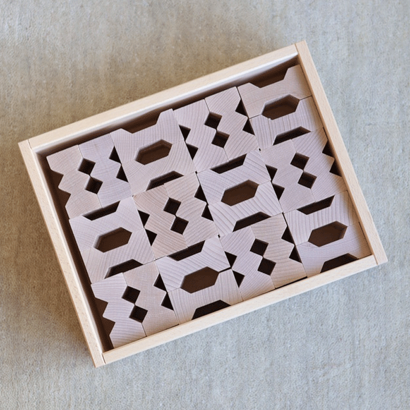 Dusymaデュシマ社 バリエーション積木【ジグザグ積木】 | krtek select