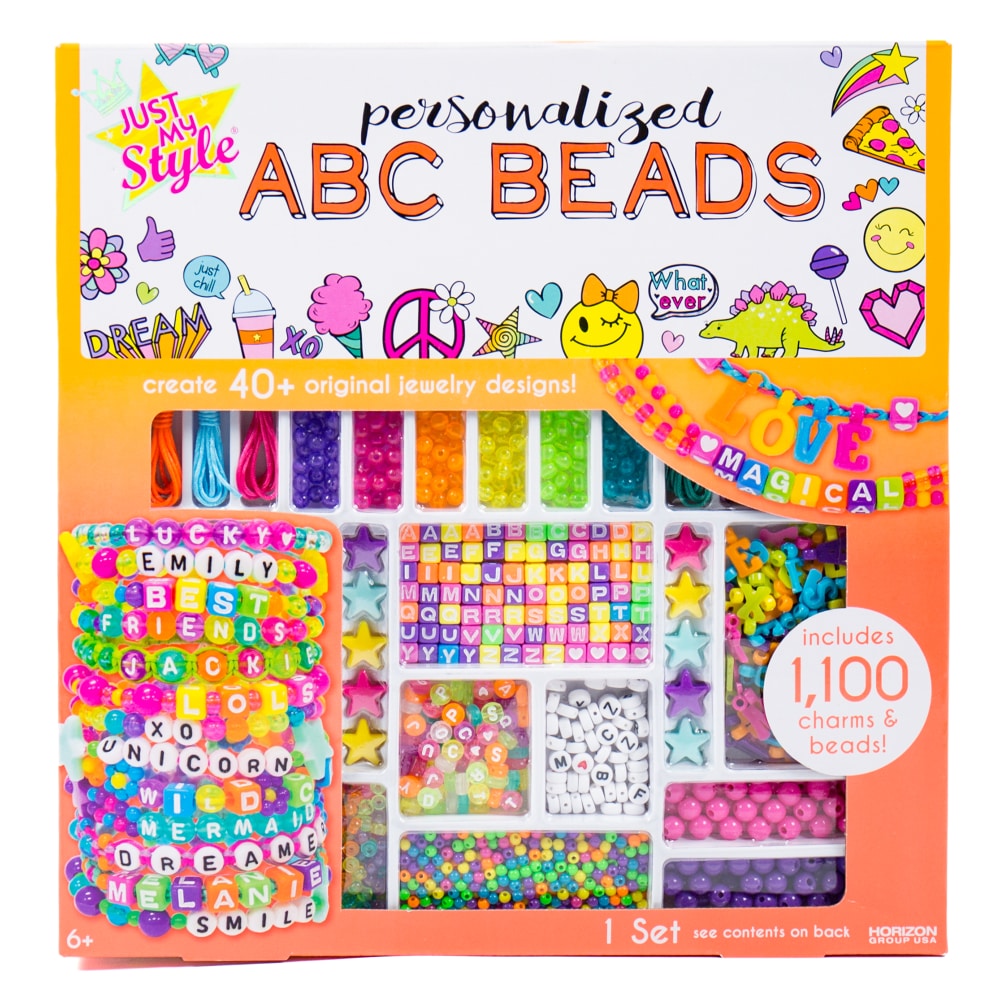 Horizon Group USA Just My Style ABC Beads Jewelry Kit, 1 ct - King