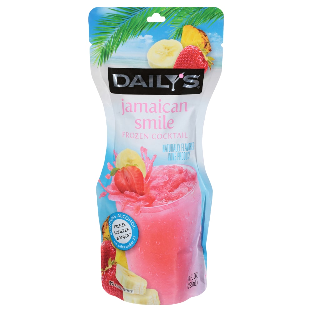 Daily's Jamaican Smile Frozen Ready to Drink Cocktail Single Pouch