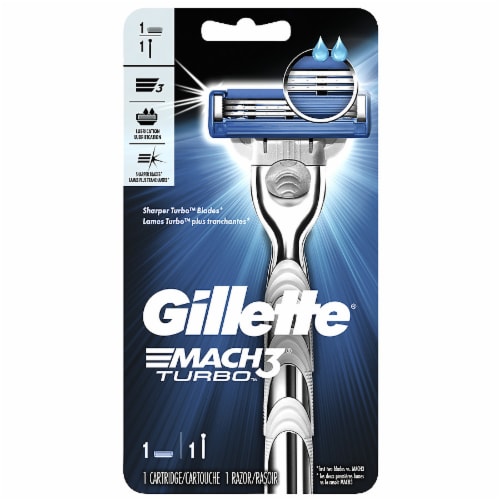 Gillette Mach3 Turbo Razor, 1 ct - Mariano's