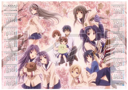 京アニグッズ取扱店での京アニオリジナル2011年カレンダー販売決定