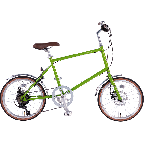 かもがわバイク ミニベロ Ryuryoku（艶消しグリーン） / ことよりモール