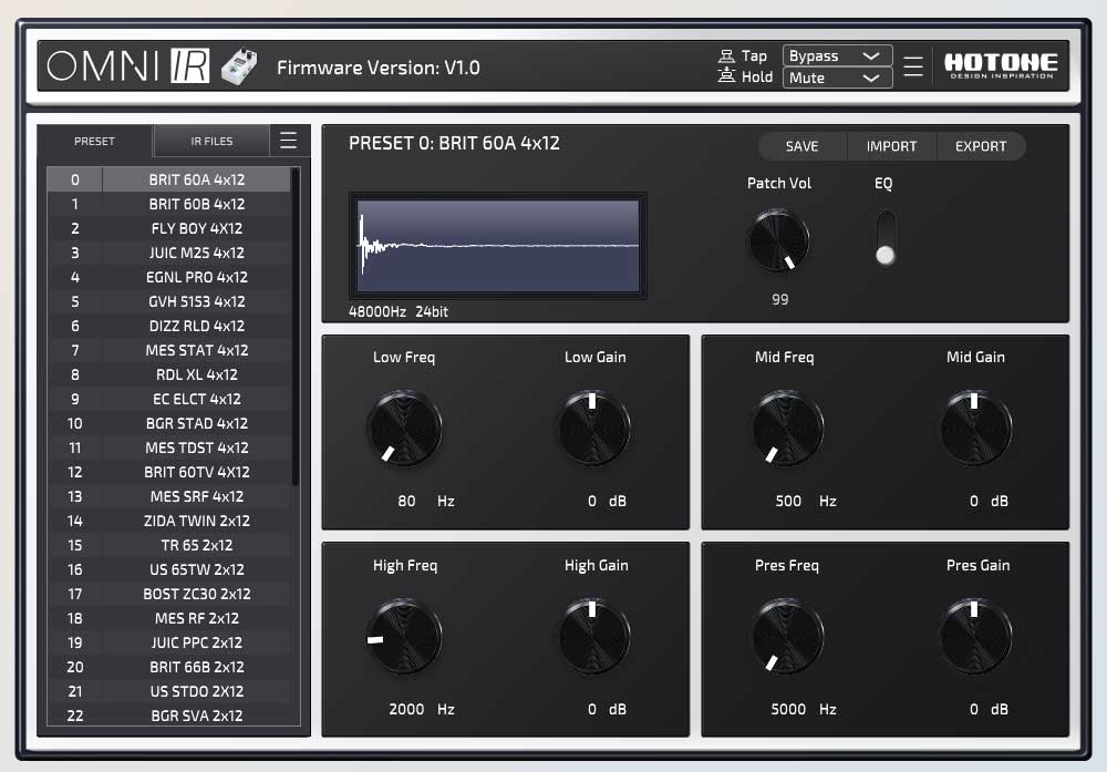 Hotone｜OMNI IR｜概要｜製品情報
