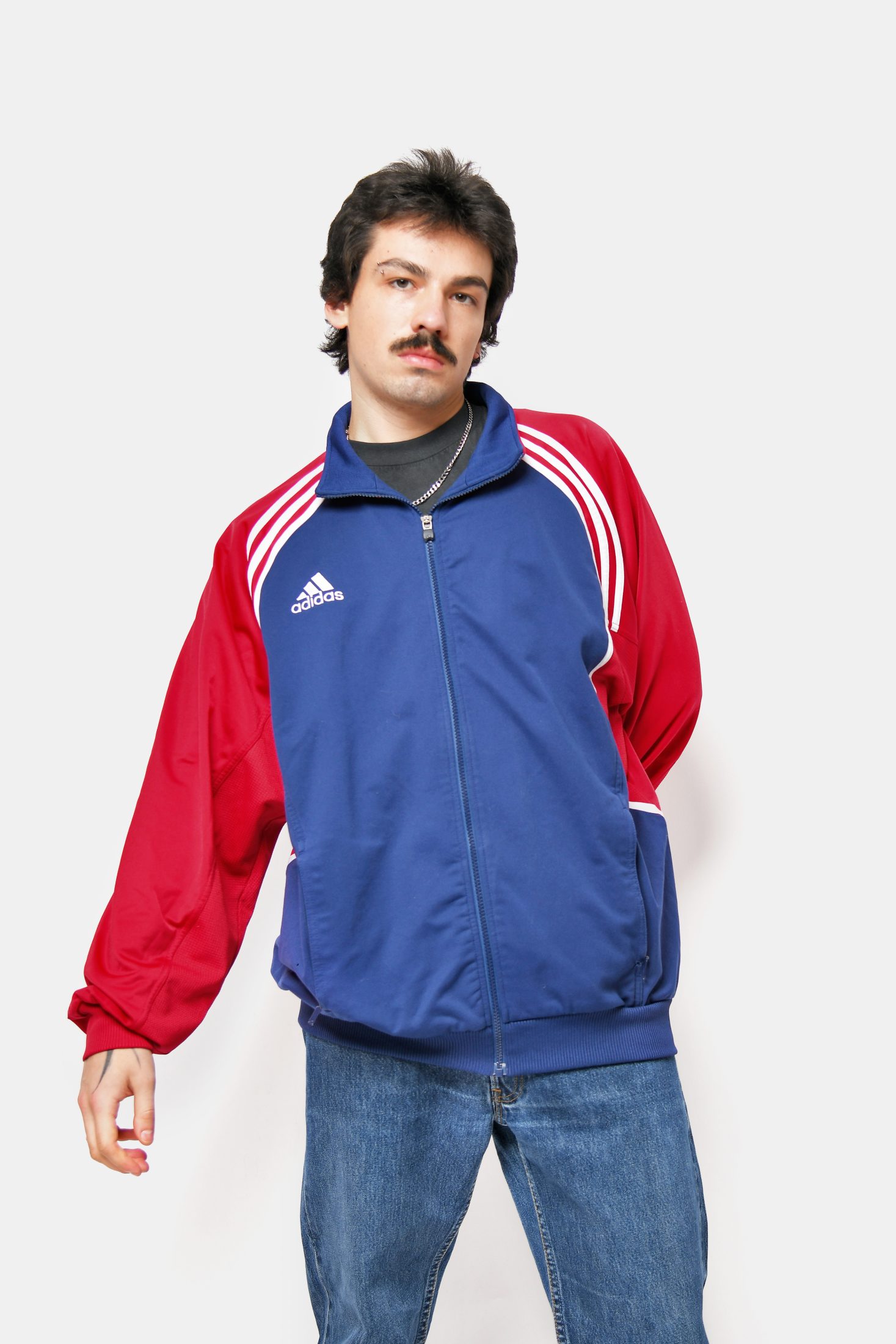 Y2K ADIDAS sports jacket | Vintage clothes online for men
