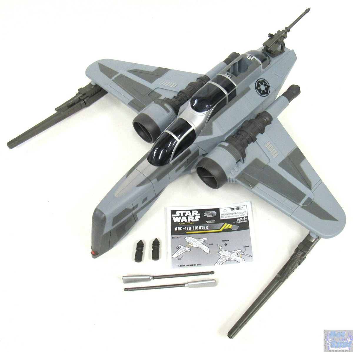 Hot Spot Collectibles and Toys - 2008 Clone Wars ARC-170 Fighter Parts