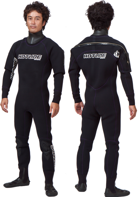 ドライスーツ寒冷地サーフィン用のウエットスーツならホットラインの