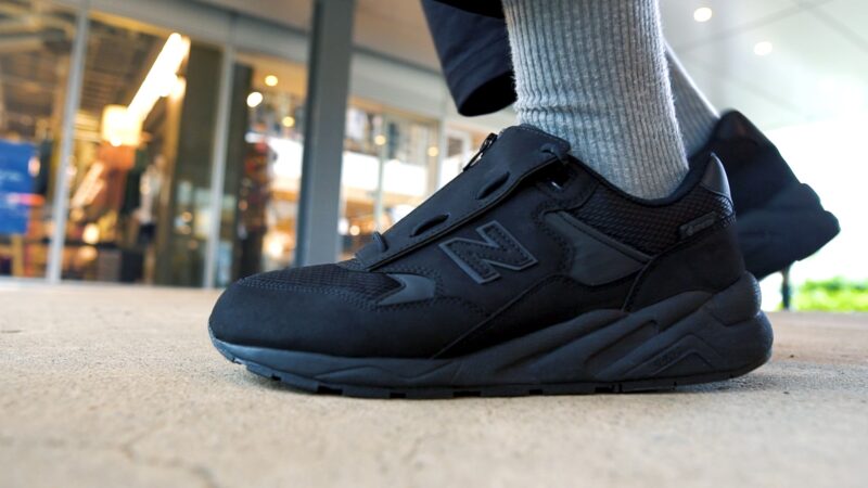 New Balance】ゴアテックス仕様のMTX580GAで、もう雨の日に靴選びで