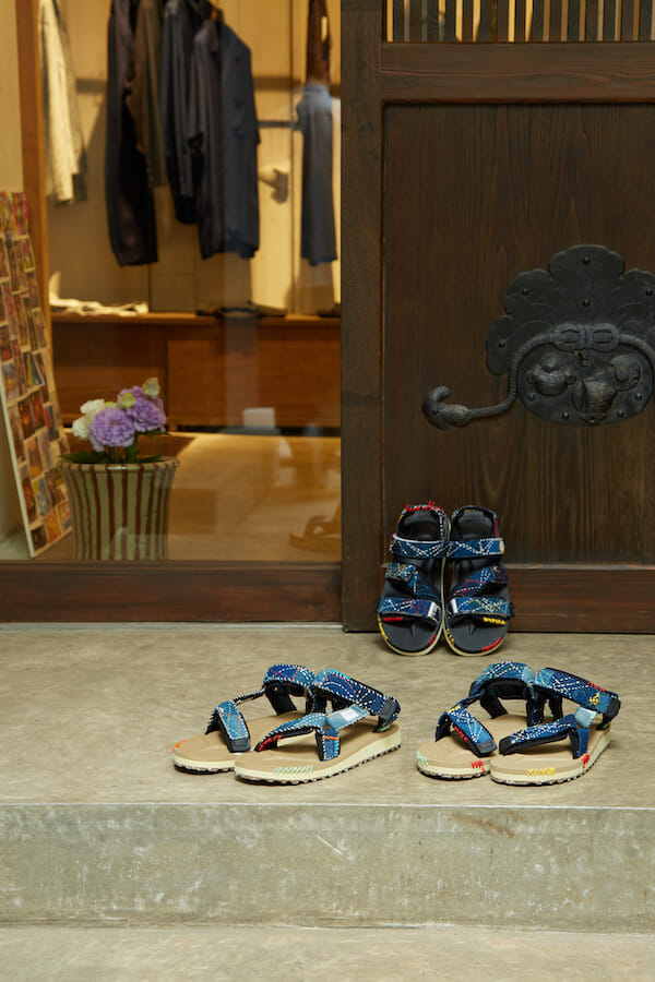 悠久のときを感じさせる襤褸（ボロ）に刺し子。クオンのものづくりが