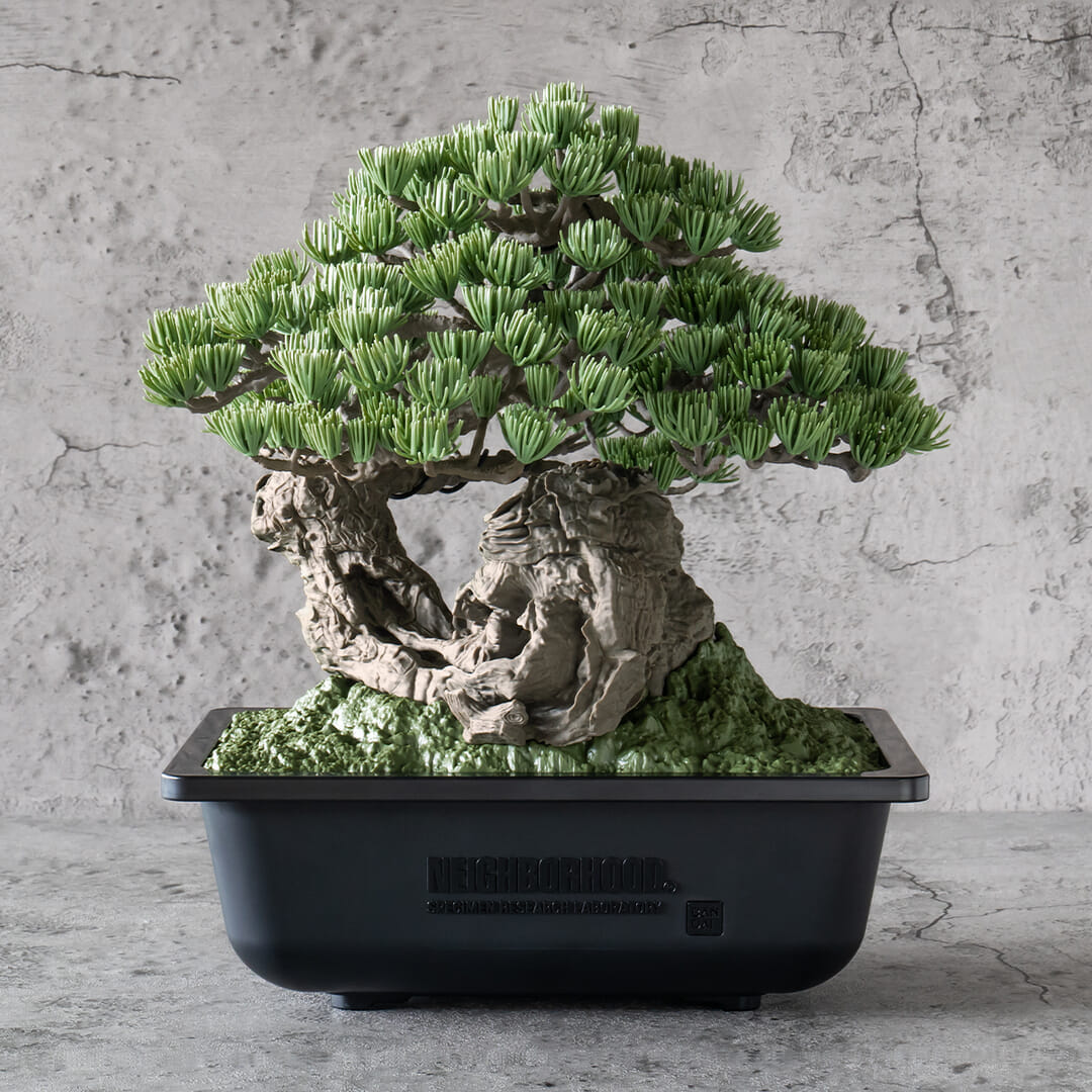 Neighborhood and Bandai Spirits. The launch of the bonsai plastic