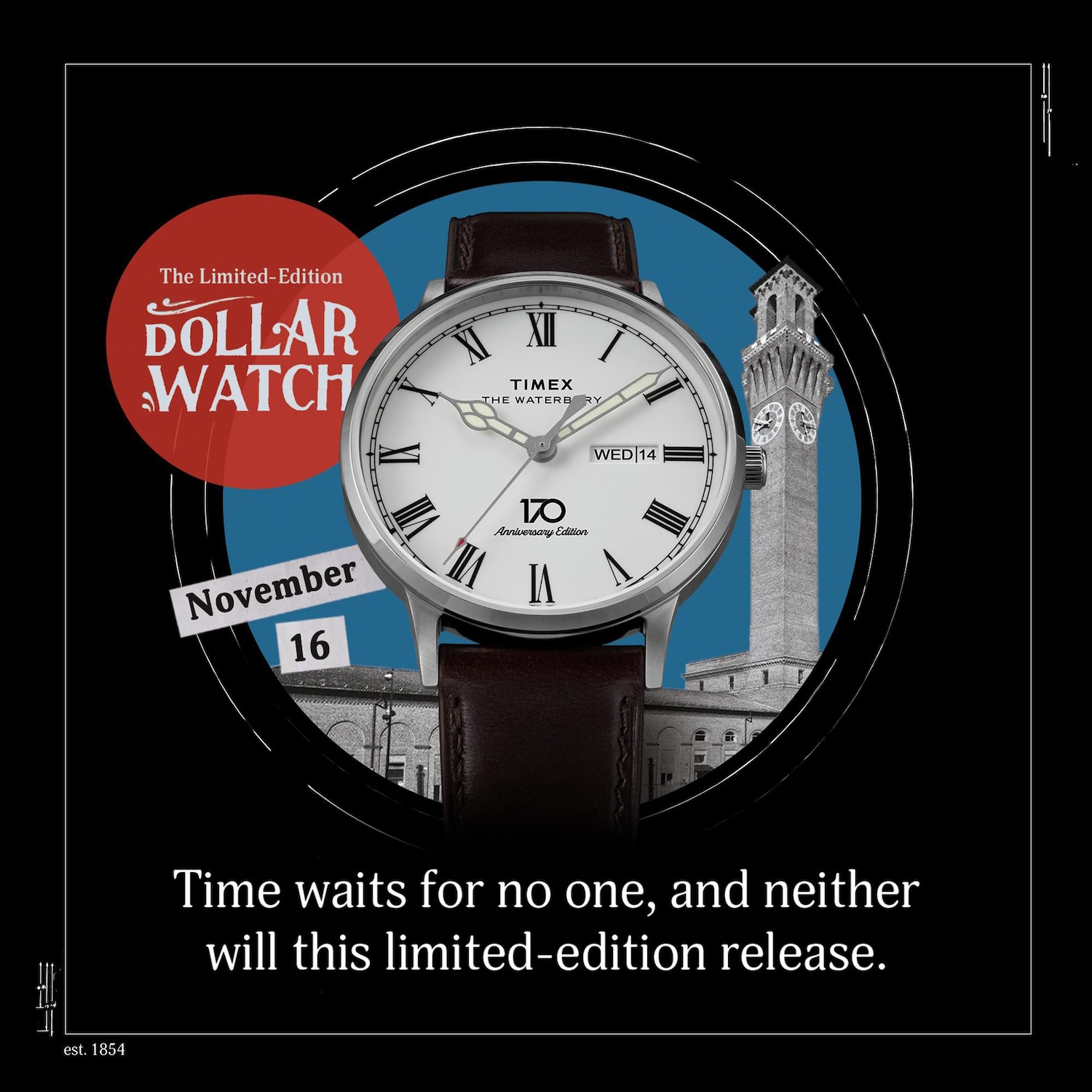 タイメックスの腕時計が170円で手に入る!? 1日限り、数量限定の