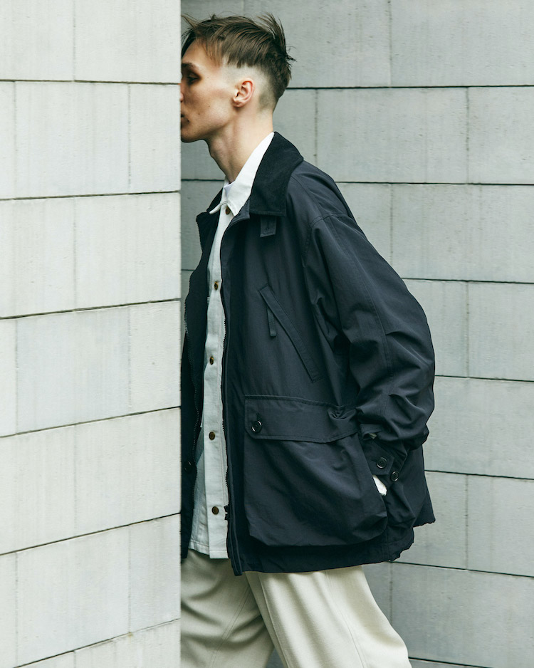 ジャーナルスタンダードが別注したダイワピア39のジャケット。高い実用