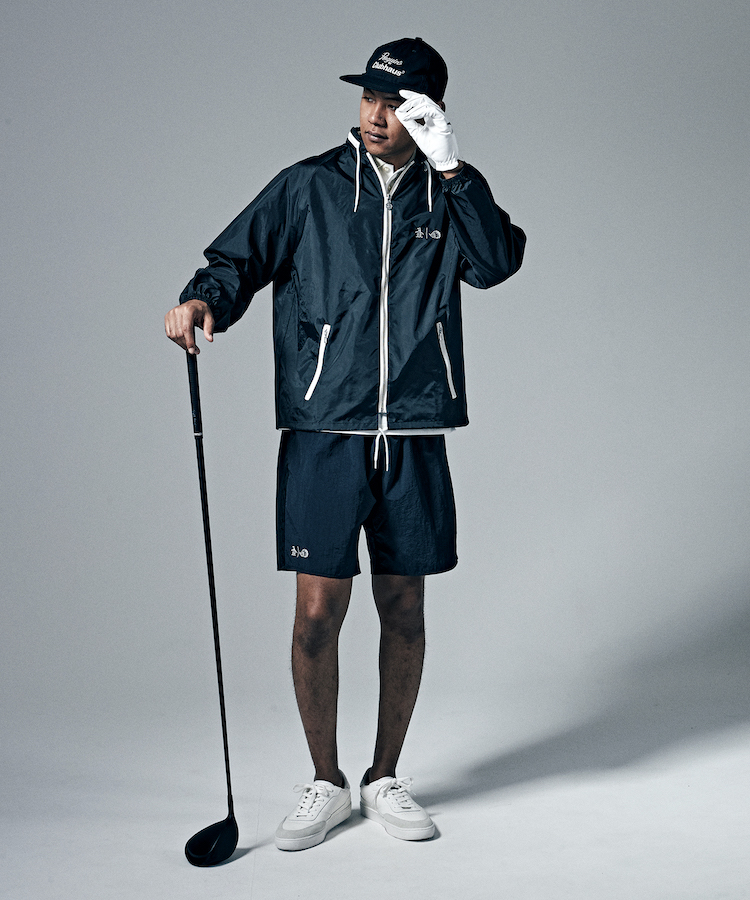 Golf wear that fits in with the city . The first collaboration