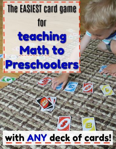 Teaching Math to Preschoolers with Playing Cards - How Wee Learn