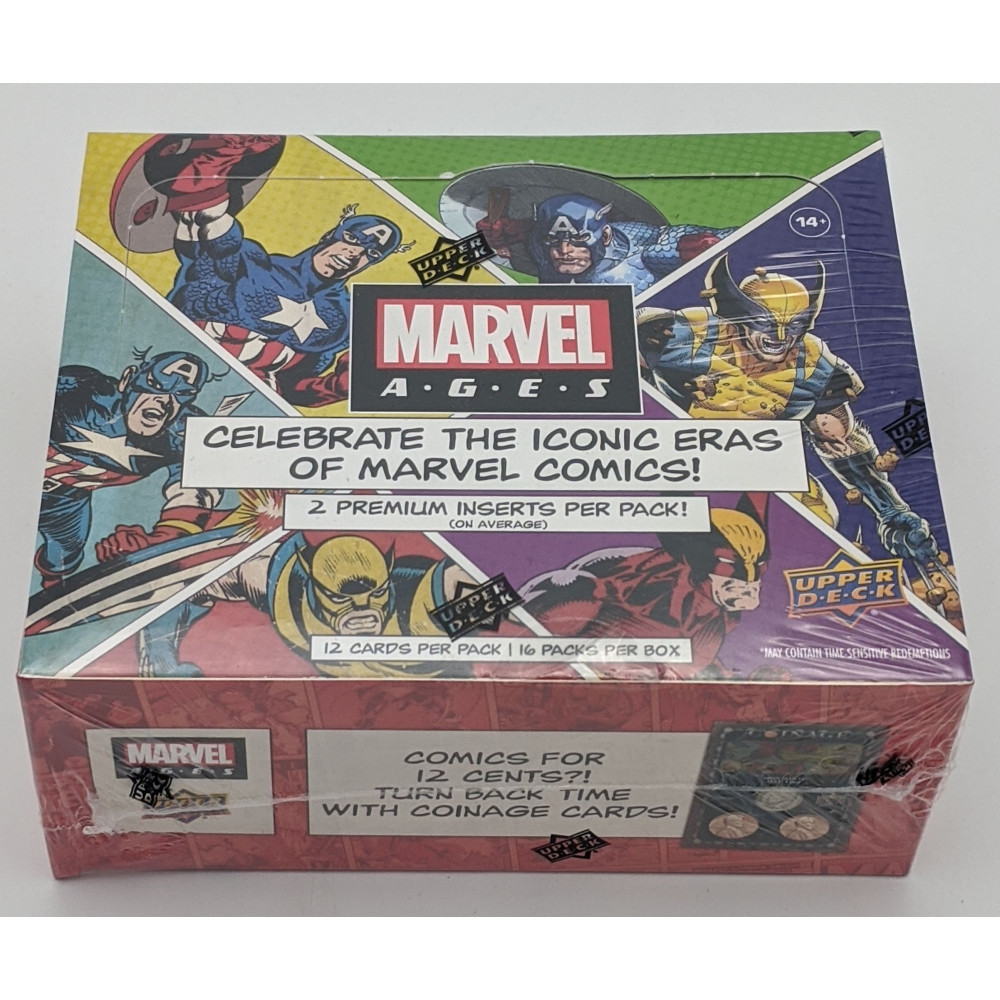Factory Sealed Hobby Box 2020 Upper Deck Marvel Ages Trading Cards
