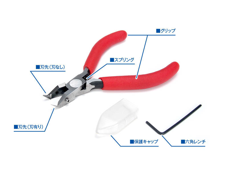 HGファインニッパー 先曲りタイプ（ゲートカット用） | 株式会社ウェーブ