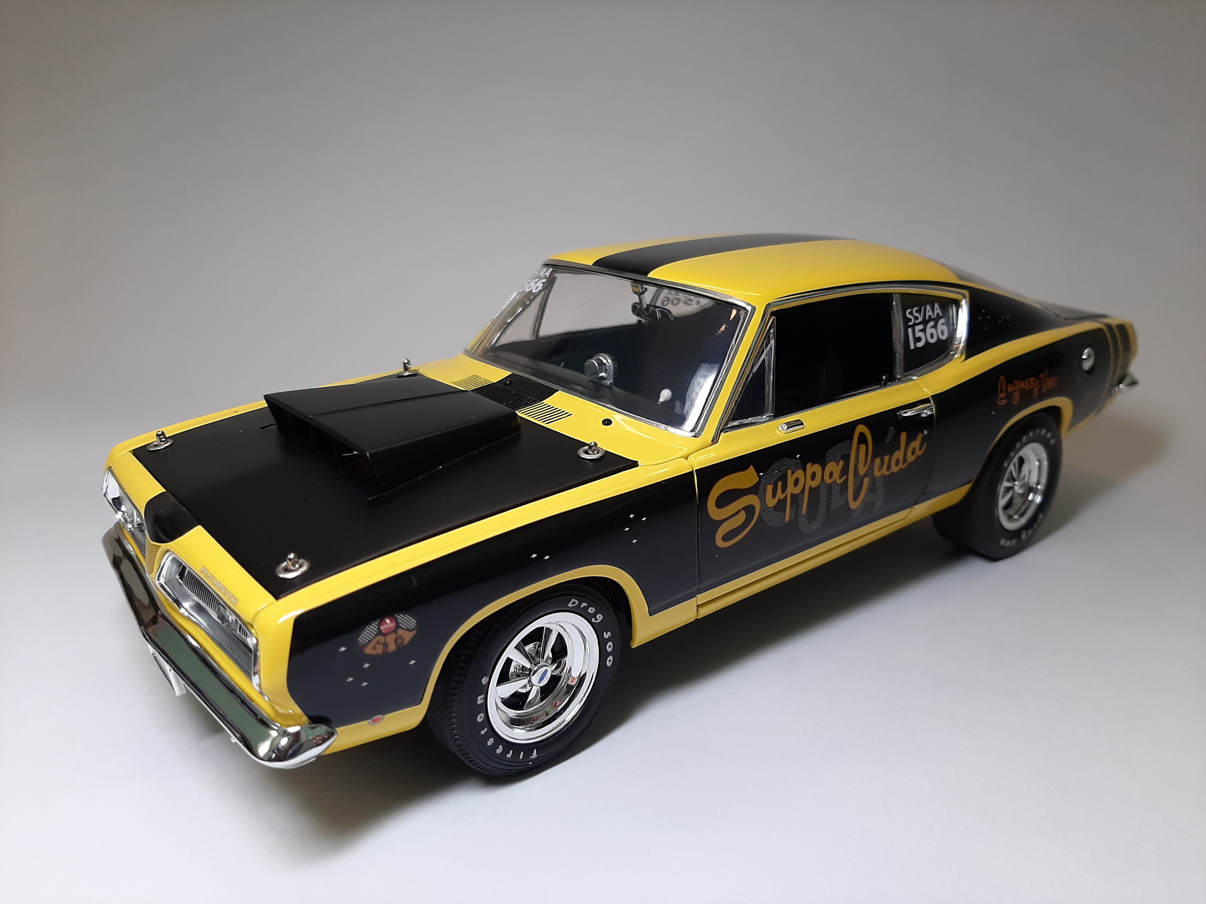 1/18 Suppa Cuda 68 Plymouth Barracuda – Hobby Express Inc.