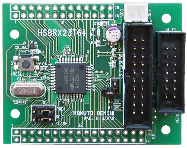 RX200シリーズ対応マイコンボード 北斗電子