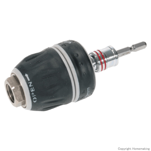 ジェフコム ビット交換式 キーレスチャック::CHK-130CRS|ホーム