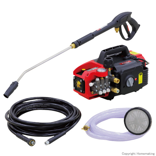 アサダ ポータブル電動100V式 高圧洗浄機8/60(洗浄ガン付): 他:HD0860