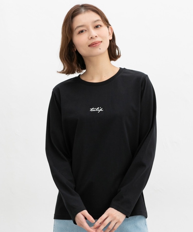 ロゴ刺繍Tシャツ: トップス｜ハニーズ公式通販