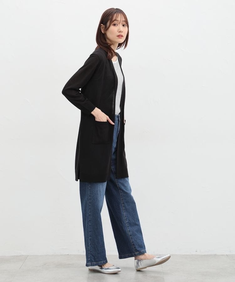 8分袖ロングトッパー: トップス｜ハニーズ公式通販