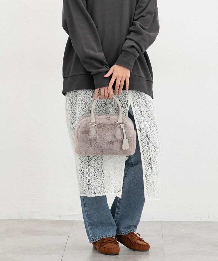 フェイクファーボストン: バッグ｜ハニーズ公式通販