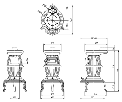 達磨ストーブ [ホンマ製作所]｜アウトドア用品｜自然を楽しむ | 自然生活