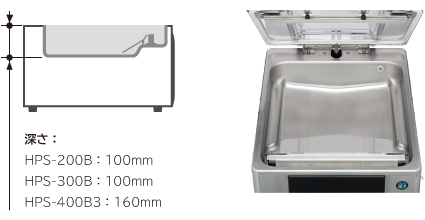 業務用 卓上型真空パック機(真空包装機) 製品特長 | ホシザキ株式会社