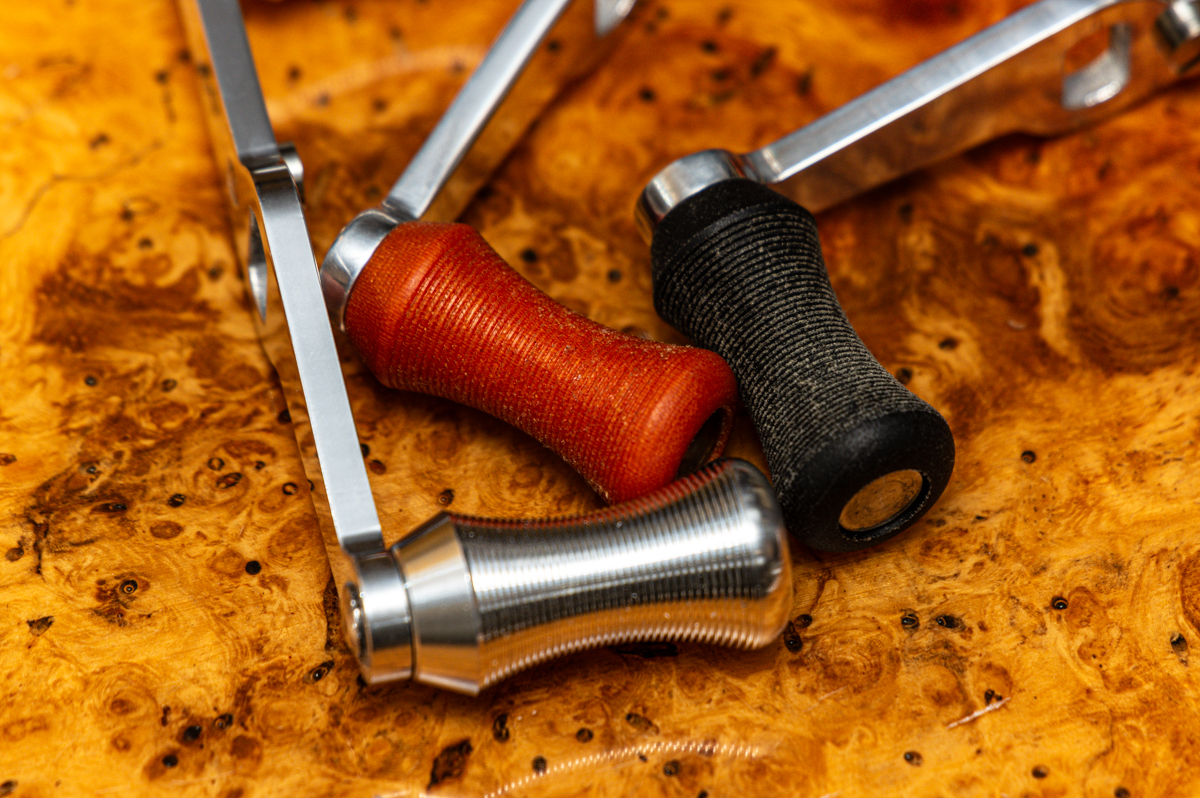 ブライトリバー FSタイプ ショートハンドル ストレート アルミノブ 右