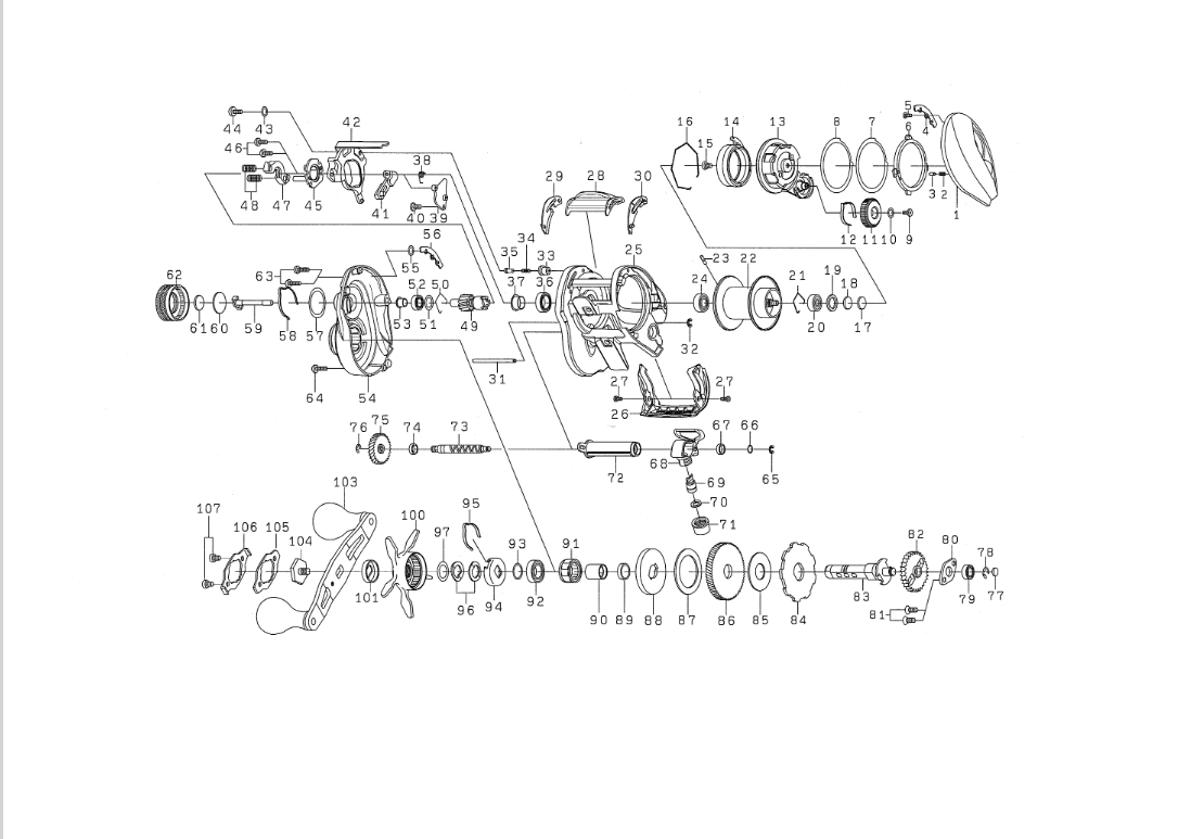 ダイワ純正お取り寄せパーツ：納期1ヶ月】ジリオン TW HD 1520SHL 製品