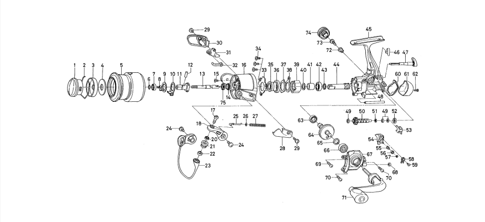 ダイワ純正お取り寄せパーツ：納期1ヶ月】シルバークリーク Z 2004C