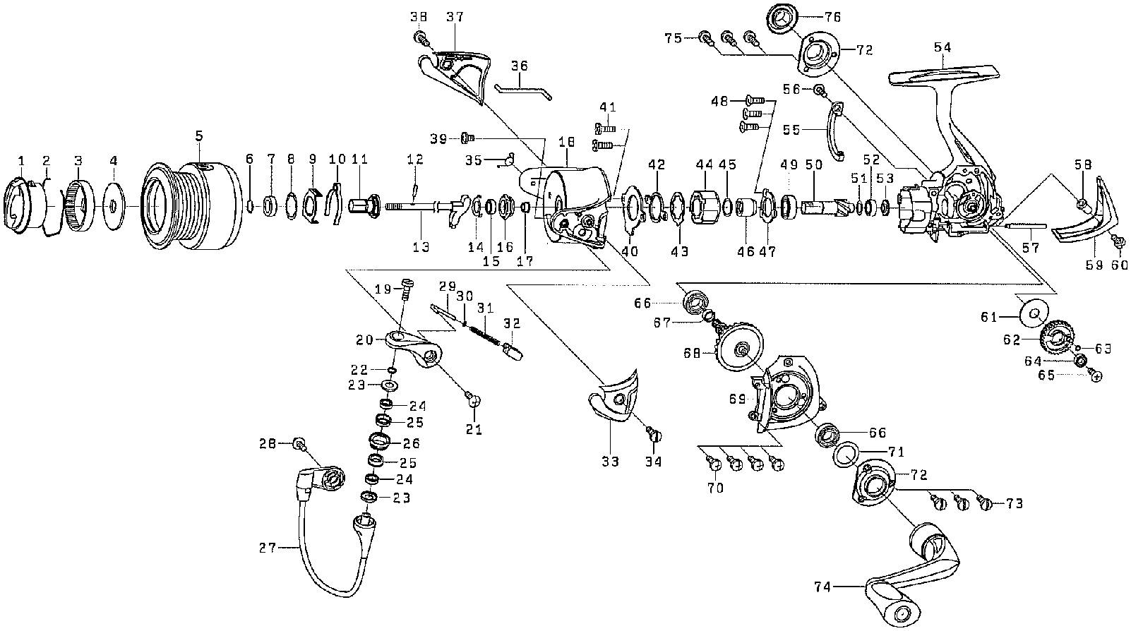 ダイワ純正お取り寄せパーツ：納期1ヶ月】08イグニス 2004 製品コード