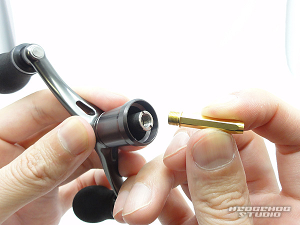 【希少品】Daiwa TDダイワ スピニングリール ハンドル交換 トラウト バス ダイワスピニングリール用 ハンドルシャフト <左ハンドル専用> レバー