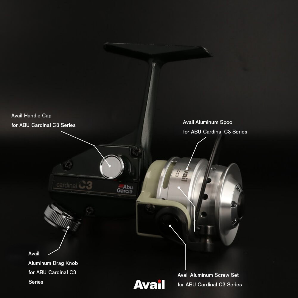 Avail] ABU Aluminum Screw Set for Cardinal C3 [SC-SET-CDC3-AL]