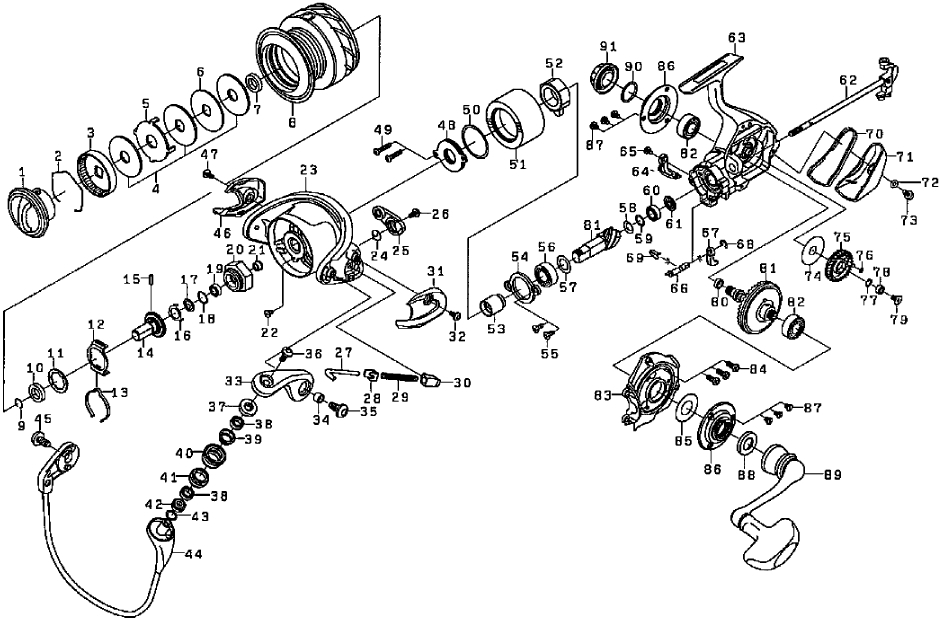 ダイワ純正お取り寄せパーツ：納期1ヶ月】13セルテート 2510R-PE 製品